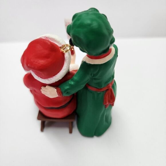 Vintage Hallmark Keepsake Christmas Ornament "Checking His List" Mr.& Mrs. Claus - Picture 4 of 4